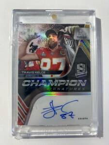 PANINI 2020 NFL Travis Kelce Champion Signatures auto /75