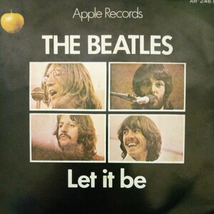 EP BEATLES　LET IT BE ビートルズ　レット イット ビー　APPLE