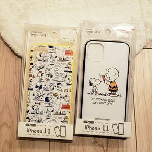 SNOOPY スヌーピー iPhone 11 カバー ハードケース　2セット【匿名配送】