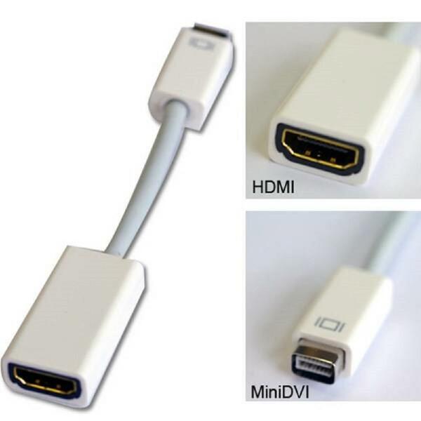 Apple Mac用 Mini-DVI To HDMI アダプタ 高品質