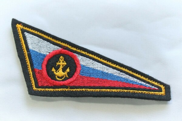 ロシア軍 実物 海軍歩兵 ベレー帽 パッチ