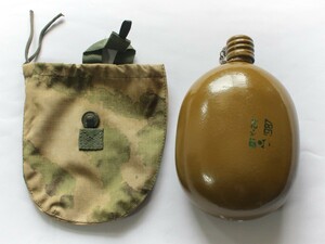 ロシア軍 ソ連軍 実物 水筒 Moxポーチ付き