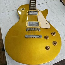 エレキギター　レスポール　photogenic　ギター　楽器　中古　ゴールド色　コレクション_画像2