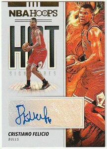 2019-20 PANINI NBA HOOPS HOT SIGNATURES Cristiano Felicio Auto