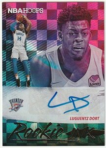 2019-20 PANINI NBA HOOPS ROOKIE INK Luguentz Dort RC Auto