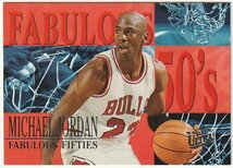 1995-96 FLEER ULTRA FABULOUS 50's FIFTIES 5of7 Michael Jordan マイケル・ジョーダン_画像1