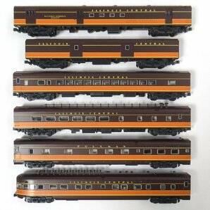 KATO 106-095 Smoothside Passenger Car Illinois Central 6-Car Set【A'】pxn042927の画像4