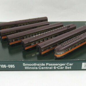 KATO 106-095 Smoothside Passenger Car Illinois Central 6-Car Set【A'】pxn042927の画像1