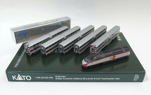 KATO atelier Custom 176-6125-KB+106-8702-KB MP36PH #924+Bi-Level passenger car 5 both Caltrain[A']pxn052006