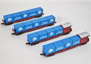 KATO Leo container ( blue ) 4 both set [ Junk ]mtn050903