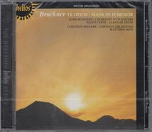 [CD/Helios]ブルックナー:テ・デウム&ミサ曲ニ短調/J.ロジャース(s)&C.W=ロジャース(a)他&M.ベスト&コリドン管弦楽団 1993.2_画像1