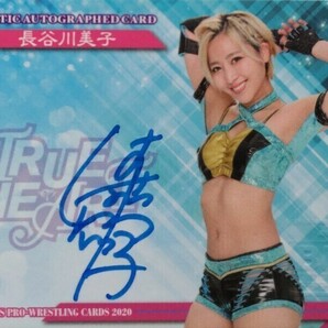 BBM 女子プロレスカード true heart 2020 長谷川美子 直筆サインカード 94枚限定 (検/ambitious/stardom/スターダム)の画像1