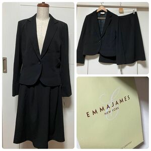 emmajames エマジェイムス　新品　タグ付き　スーツ　15号　3L 黒