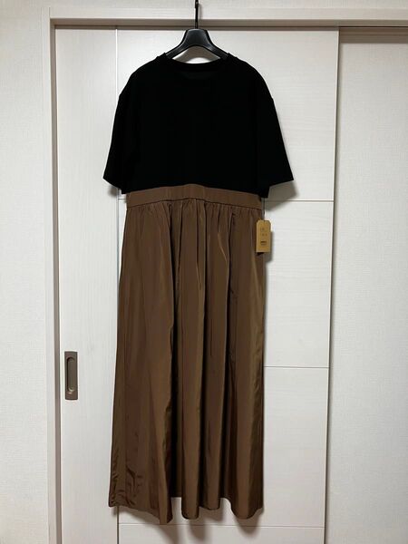 新品 タグ付き ANIECA アニーカ ドッキングワンピース anieca ロング ロングワンピース
