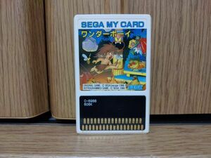 [ operation goods *MY CARD]WONDER BOY wonder Boy SEGA SC-3000. game soft Sega SG-1000 SG-1000 II