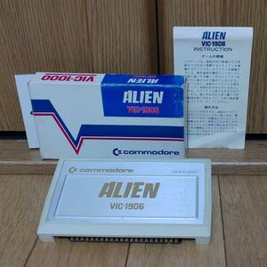 【動作品・カートリッジ】ALIEN COMMODORE VIC-1001のゲームソフト　コモドール VIC-20