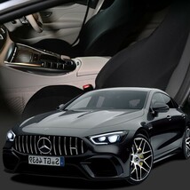 レザーシート 傷 汚れ シワ シートカバー キックガード フィット 洗濯 AMG GT メルセデス・ベンツ 01_画像1