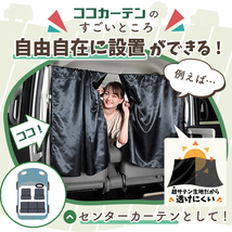 車 カーテン 新型 レガシィ アウトバック BT9型 日よけ 日除け 間仕切り UV 汎用 「ネコポス」No.01_画像2