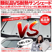 BONUS!200円「吸盤＋15個」 ハイエース 200系 カーテン プライバシー サンシェード 車中泊 グッズ フロント 1型～7型_画像3