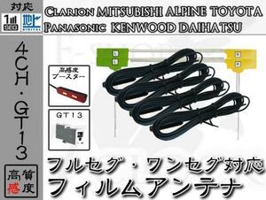 即日 NR-HZ750CD-DTV 対応 GT13 地デジ/フルセグ フィルム アンテナ 4ch 三菱/ミツビシ/MITSUBISHI/アンテナ/カーナビ/補修 ES