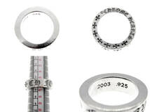 クロムハーツ CHROME HEARTS ■ 【 6mm SPACER FOREVER 】 スペーサー フォーエバー シルバー リング 33341_画像3