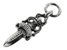 クロムハーツ CHROME HEARTS ■ 【 #5 DAGGER 】 ダガー チャーム シルバー ネックレス トップ　s2979_画像1