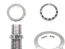 クロムハーツ CHROME HEARTS ■ 【 6mm SPACER FUCK YOU 】 6mm スペーサー ファックユー シルバー リング 33395_画像3