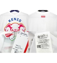 ケンゾー KENZO ■ 【 KENZO ELEPHANT FE55TS1894SG 】 エレファント プリント 半袖 Tシャツ　32905_画像3