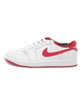 ナイキ NIKE ■ 【 AIR JORDAN 1 RETRO LOW OG WHITE AND UNIVERSITY RED CZ0790 161 】 エア ジョーダン 1 スニーカー　f21830