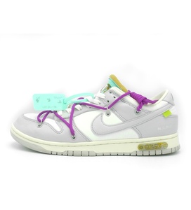 ナイキ NIKE × オフホワイト OFF WHITE ■ 【 DUNK LOW 1 OF 50 21 DM1602 100 】 ダンク ロー ロット 21 スニーカー f22061