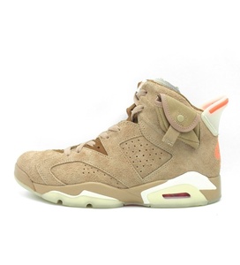 ナイキ NIKE × トラヴィス スコット TRAVIS SCOTT ■ AIR JORDAN 6 British Khaki DH0690 200 ブリティッシュ カーキ スニーカー f22072