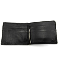 グッチ GUCCI ■ 【 181678 493075 】 ロゴ グッチシマ レザー マネークリップ ウォレット 財布 w19149_画像3