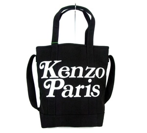 ケンゾー KENZO × ヴェルディ VERDY ■ 24SS 【 UTILITY TOTE BAG FE58SA901F35 】 2WAY ロゴ デザイン ミディアム トート バッグ 32972