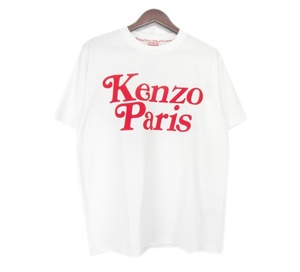 ケンゾー KENZO × ヴェルディ VERDY ■ 24SS 【 OVERSIZE T SHIRT FE55TS1914SY 】 ロゴ デザイン オーバー サイズ 半袖 Tシャツ　32928