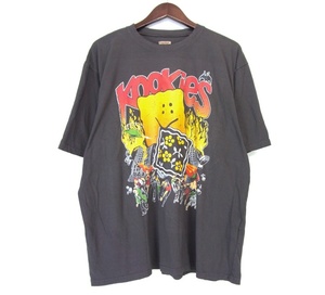 キャピタル KAPITAL ■ 24SS 【 BUSTER PECKISH BOWY K2403SC117 】 ユーズド 加工 KOOKies イラスト プリント Tシャツ　33301