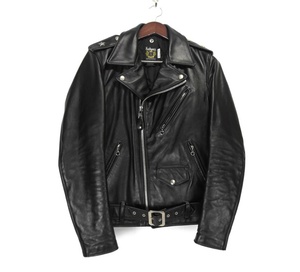 ショット Schott ■ 【 613UHT HORSEHIDE ONE STAR 】 ワンスター ダブル レザー ライダース ジャケット　33306