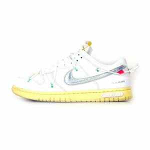 ナイキ NIKE × オフホワイト OFF WHITE ■ 【 DUNK LOW THE 50 OF 1 DM1602 127 】 ダンク ロー LOT 1 スニーカー　f20830