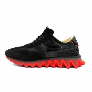 クリスチャン ルブタン Christian Louboutin ■ LOUBISHARK FLAT SUEDE ルビシャーク フラット ローカット スニーカー w18236