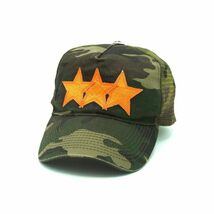 クロムハーツ CHROME HEARTS ■ 【 STAR TRUCKER CAP 】 スター パッチ カモフラージュ トラッカー キャップ　33377_画像1