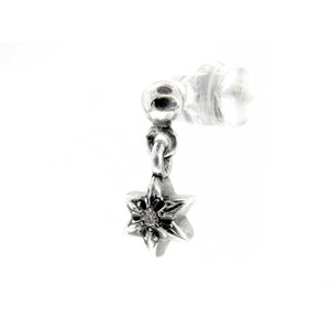 クロムハーツ CHROME HEARTS ■ 【 TNY STR DRP 1 DIA 】 タイニー スター 1 ダイヤ ドロップ ピアス　31428