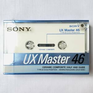 【送料無料】レア 新品未使用未開封 SONY ソニー UX Master 46 最高級ハイポジション セラミックコンポジットハーフ 高音質カセットテープ