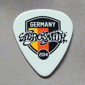 Aerosmith Joe Perry エアロスミス ジョー・ペリー 2014年 Global Warming Tour in Germany ドイツ公演 ギターピック