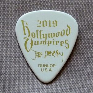 Aerosmith Joe Perry エアロスミス ジョー・ペリー Hollywood Vampires RISE Tour 2019 ハリウッド・ヴァンパイアーズ ギターピック