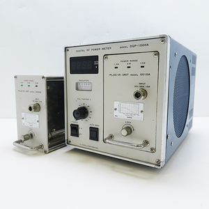 フジソク FUJISOKU デジタル高周波終端形電力計 DGP-1500 プラグインユニット 5650A ジャンク 99年製 