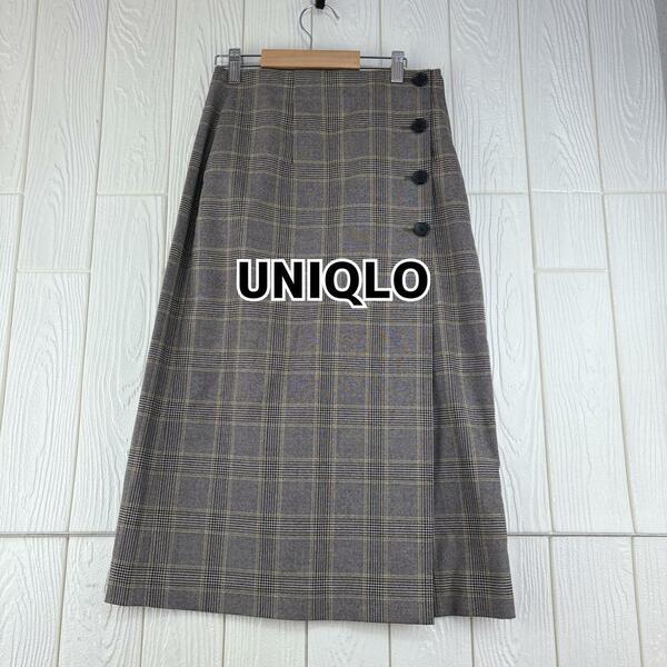UNIQLO スリット　スカート　ハーフ　サイズ38(M)