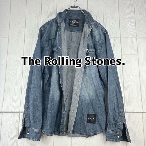  The Rolling Stones ヴィンテージ　メンズデニムシャツ　L