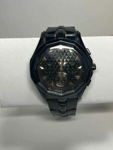 1円→稼働品→SEIKO セイコーワイアード ブラック クオーツ メンズ 腕時計 M90302