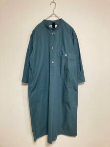 MHL. エムエイチエルマーガレットハウエル DRY COTTON POPLIN ワンピース 2/Ⅱ グレーブルー 【A9176】