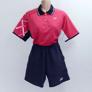 [Y-662] [ part . put on | woman ] high school | woman badminton part YONEX uniform set 