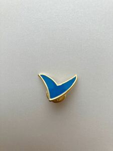 mina perhonen 【bird】ピンバッジ blue ブルー ミナ ペルホネン チョウチョマーク印字 正規品 mina perhonen 